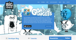 Desktop Screenshot of bigspritegames.com